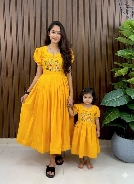 MOTHER DAUGHTER COMBO cotton Children apparel wholesale market